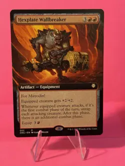 Hexplate Wallbreaker (Extended Art) Commander: Phyrexia: All Will Be One Regular - Image 1