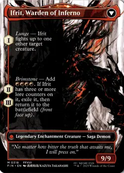 NM - Clive, Ifrit's Dominant (0318) (Borderless) M FINAL FANTASY 318 - Image 2