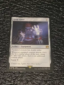 Genji Glove #258 Rare Magic The Gathering - Image 1