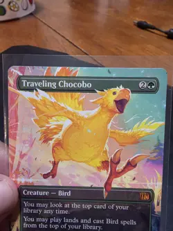 Traveling Chocobo (Borderless) Final Fantasy Regular - Image 2