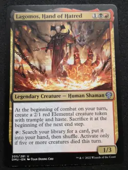 Lagomos, Hand Of Hatred - DMU - MTG - NM Unplayed - EN - 205 - Image 1
