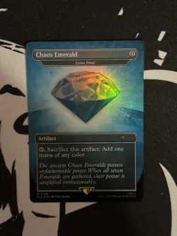 Chaos Emerald (Lotus Petal) 7036 Magic: The Gathering, Sonic Secret Lair - Image 1