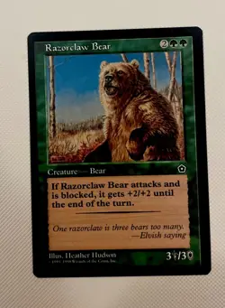 Razorclaw Bear - Portal Second Age - Unplayed - Magic the Gathering - Image 1