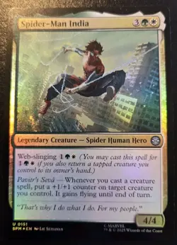 Spider-Man India 0151 Foil Uncommon Spider-Man Magic: The Gathering - Image 1
