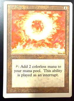 Sol Ring REVISED - Magic the Gathering ~ MTG ~ NM - UNPLAYED - Image 1