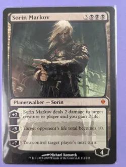 MTG Magic The Gathering: Zendikar (ZEN): Sorin Markov Mythic #111/249 - NM - Image 1