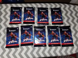 Magic the Gathering - Marvel: Spider-Man - Lot of 9 Sealed Play Booster Packs! - Image 1