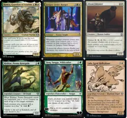 Custom Commander Deck - Hamza, Guardian of Arashin - Elephants - EDH Magic - NM - Image 1
