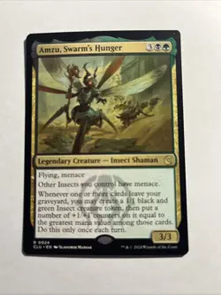Amzu, Swarm's Hunger - Ravnica: Clue Edition Plus Bonus Rare!!! - Image 1