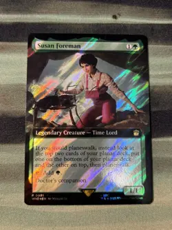 DR Who - Susan Foreman (Extended Art) (Surge Foil) - NM - WHO - Image 1