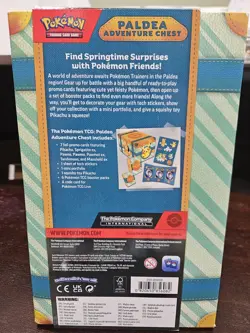 POKEMON PALDEA ADVENTURE CHEST , 1 SEALED TRADING CARD PACK & 2 KEY CHAINS * - Image 3