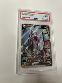 Mewtwo V (Alternate Full Art) 072/078 Pokemon GO Holo PSA 10 #72 - Image 2