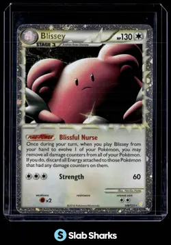 2010 POKEMON HEARTGOLD & SOULSILVER #106/123 BLISSEY - Image 1