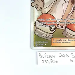Professor Oak's Setup 233/236 NEAR MINT Pokemon TCG Cosmic Eclipse Full Art - Image 3