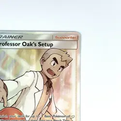 Professor Oak's Setup 233/236 NEAR MINT Pokemon TCG Cosmic Eclipse Full Art - Image 5