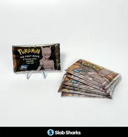 1999 TOPPS POKEMON THE FIRST MOVIE ANIMATION EDITION SEALED PACKS LOT OF 7 - Image 1