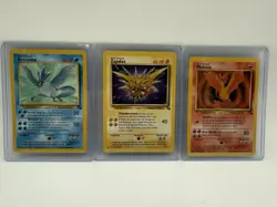 Pokemon TCG - Fossil - Legendary Birds - Articuno, Moltres, and Zappos: Non-Holo - Image 1