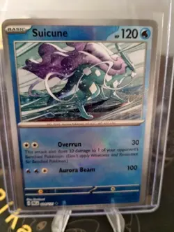 Suicune 024/131 Reverse Holo Pokemon Prismatic Evolutions Poke ball Pattern NM - Image 1