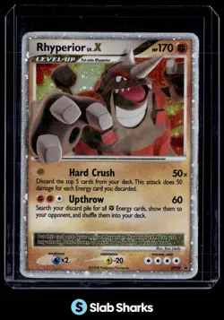 2007 POKEMON DIAMOND & PEARL BLACK STAR PROMOS #DP29 RHYPERIOR LV.X - Image 1
