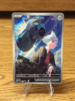 Pokemon TCG Steven's Beldum 207 Black Star Promo - Image 1