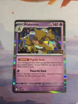Alakazam 003 [Stamped] MEP: Mega Evolutions Promo English Pokemon Black Star - Image 1