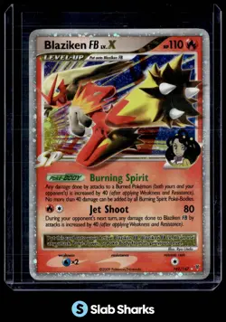 2009 POKEMON PLATINUM SUPREME VICTORS #142/147 BLAZIKEN FB LV.X - Image 1