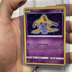 Pokemon Shining Jirachi 42/73 Shining Legends Holo NM Pokemon Card Nintendo Rare - Image 1