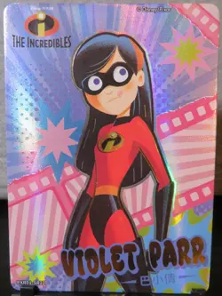 Voilet Parr SR Card Disney 100 Pixar 37th Anniversary Oscars CardFun Incredibles - Image 2
