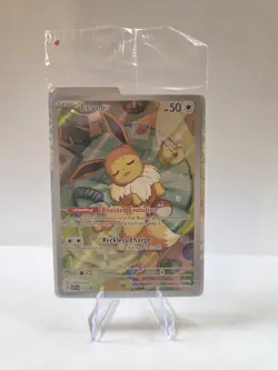 Pokemon TCG Eevee - 173 SVP Prismatic Evolutions ETB Promo Card Pack SEALED - Image 1