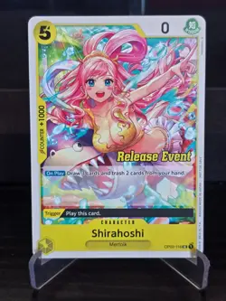 One Piece Card Game - Shirahoshi (Release Event) OP03-116 UC - NM - Image 1