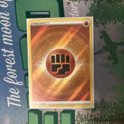 Fighting Energy 157/159 Crown Zenith Textured Holo Pokemon Card NM - Image 1