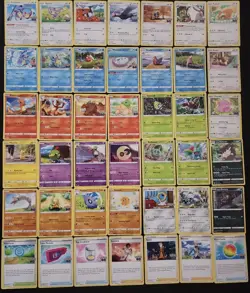 Pokemon GO Complete Common & Uncommon 42 Card TCG Set Lot NM Ungraded - Image 1