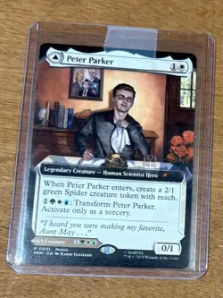 PETER PARKER AMAZING SPIDERMAN MAGIC THE GATHERING NYCC 2025 PROMO CARD NM HOT🔥 - Image 2