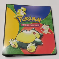 Vintage 1999 Pokemon Trading Card Wizards of the Coast Ultra Pro 3-Ring Binder - Image 1