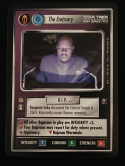The Emissary, Star Trek CCG, Deep Space Nine Trading Card - Image 1