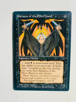 1X MTG MAGIC THE GATHERING INITIATES OF THE EBON HAND NM-MT CARD - Image 1