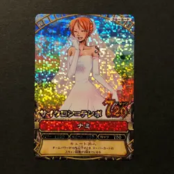 PREORDER Nami PT-C002 One Piece Berry Match Carddass Holo Card 2009 SUPER RARE - Image 1