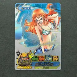 M1361 Nami SR Holo Japanese One Piece Berry Match Carddass Card - Image 1
