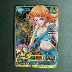 S2704 Nami CP Holo Japanese One Piece Berry Match Carddass Card - Image 1