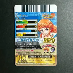 S2704 Nami CP Holo Japanese One Piece Berry Match Carddass Card - Image 2