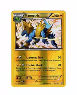Manectric 61/160 XY - Primal Clash Reverse Holo Rare - Pokemon Card - Image 1