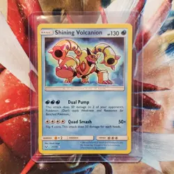 Shining Volcanion - 27/73 - Shiny Holo Rare - Pokemon Card - Lot #479 - Image 1