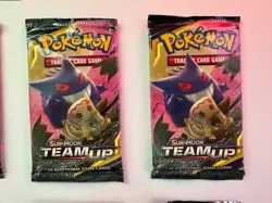 Pokemon Team Up Booster Pack Lot Of 8 (OPENED) COMMON CARDS ONLY AND CODE CARD - Image 3