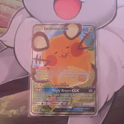Dedenne GX 195a/214 MINT Alternate Full Art Promo Pokemon Card LP - Image 1