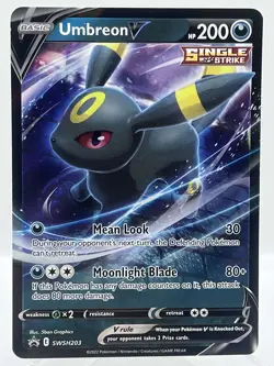 Umbreon V SWSH203 Holo Black Star Promo Pokemon TCG Card NM/M - Image 1