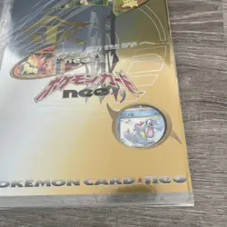 1999 POKEMON NEO GENESIS SERIES 1 BINDER 9 CARD JAPANESE PROMO FILENew Sealed - Image 3