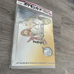 1999 POKEMON NEO GENESIS SERIES 1 BINDER 9 CARD JAPANESE PROMO FILENew Sealed - Image 5