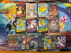 Pokemon Card Full Art Alt Art Fire Rayquaza Charizard Sylveon Mew 41 Cards - Image 2