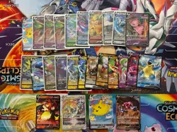 Pokemon Card Full Art Alt Art Fire Rayquaza Charizard Sylveon Mew 41 Cards - Image 3