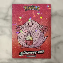 Chansey #113 - Cracked Ice Holo - Crystal Collection 2024 - Pokemon Card - Image 1